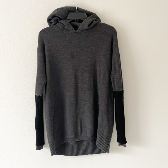 ATHLETA 100% Extra FIne Merino Wool Sweater Hoodie - Picture 3 of 12